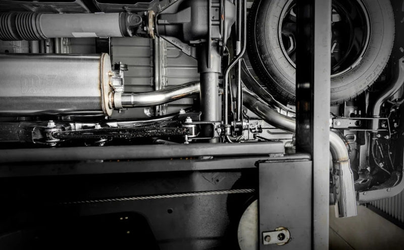 Magnaflow 25+ Ram 1500 V6 3.6L SPEQ Series Stainless Cat-Back Performance Exhaust System 19683 19683 Photo - Mounted