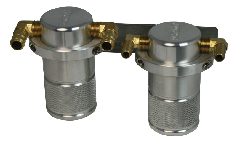 Moroso 04-07 Subaru STi/06-07 WRX Air/Oil Separator Catch Can - Small Body - Billet Aluminum 85626 85626 Photo - Primary