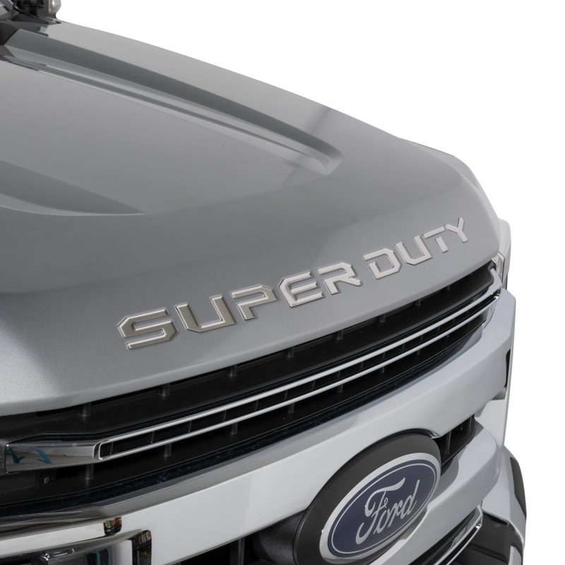 Putco 2023 Ford Super Duty Hood Lettering Ford Lettering Emblems (Stainless Steel) 55562FD 55562FD Photo - Primary