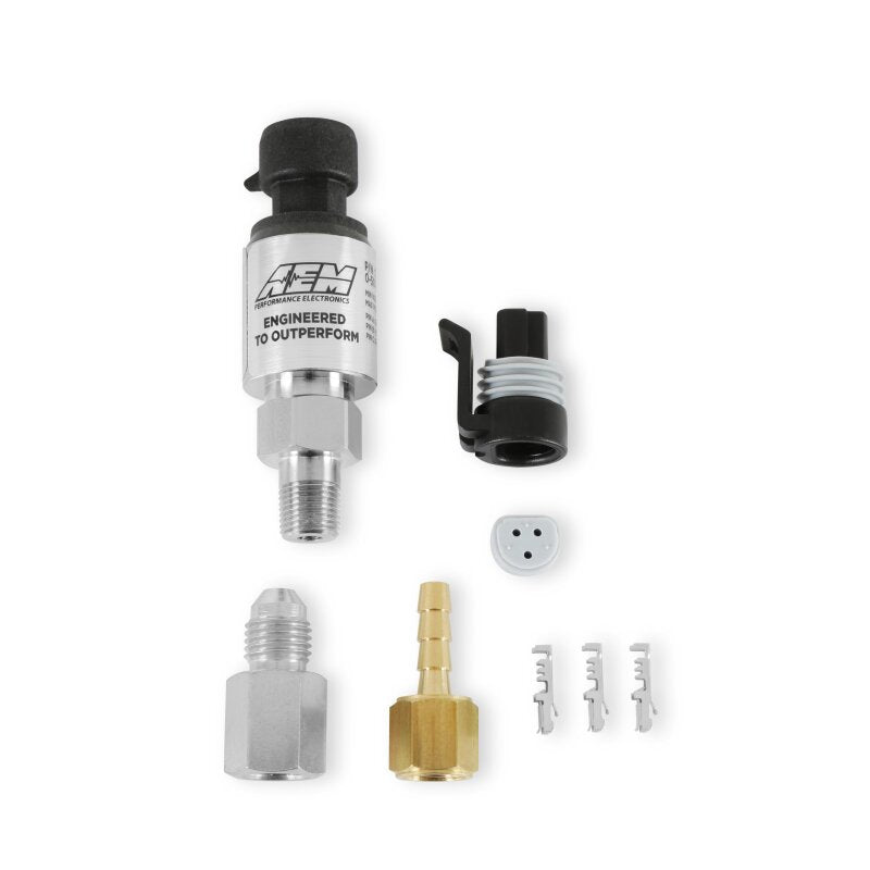 AEM Electronics 3.5 Bar or 50 PSIa Stainless Sensor Kit 30-2130-50 Photo - Primary