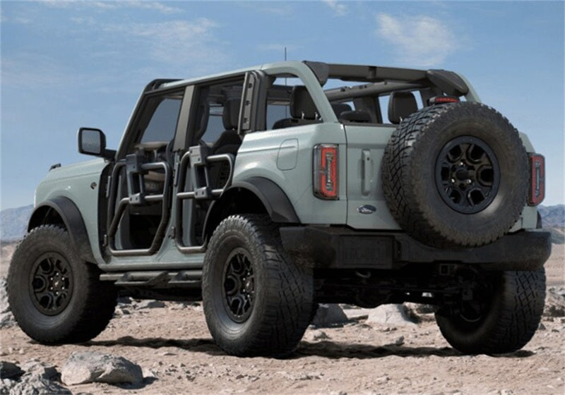 Ford Racing 21-23 Bronco 4 Door Off-Road Hoop Steps M-16450-BH4 M-16450-BH4 Photo - Mounted