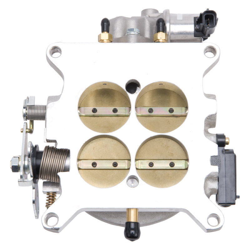 Edelbrock EFI Throttle Body 4 Bbl 4150 Flange 1 75In Bore w/ Mototron Iac 38783 38783 Photo - out of package