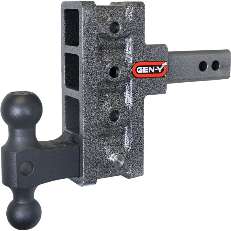 GEN-Y Hitch Gen-Y Mega Duty 2in Shank 5in Offset Drop 2K TW 16K Hitch w/GH-051 Dual-Ball GH-214 GH-214 User 1