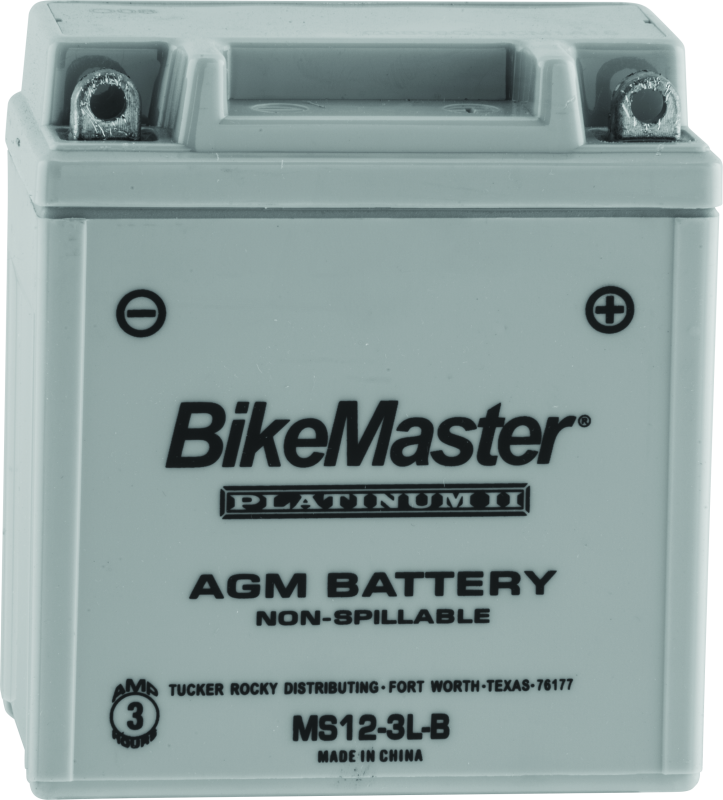 BikeMaster AGM Battery - MS12-3L-B 780766 780766 Photo - Primary