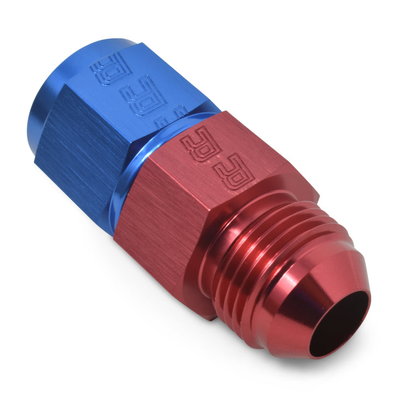 Russell -8 AN Fuel Pressure Takeoff (Red / Blue Finish) 670350 Photo - out of package