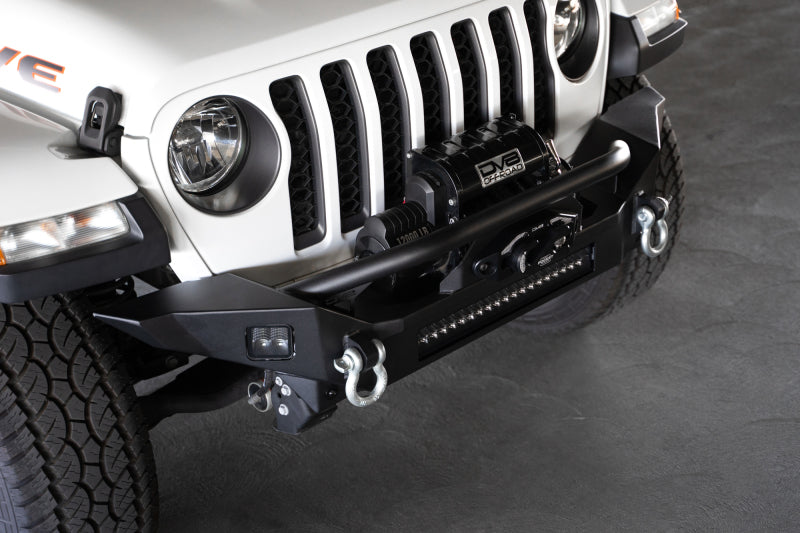 DV8 Offroad 18-23 Jeep Wrangler JL / 20-23 Jeep Gladiator JT FS-7 Mid-Width Winch Front Bumper FBJL-07 FBJL-07 Photo - Unmounted