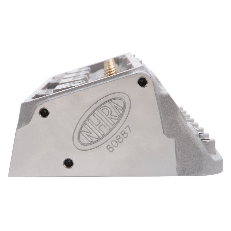 Edelbrock Cylinder Head SBC NHRA Legal 64CC Straight Plug Bare Single 60887 Photo - out of package