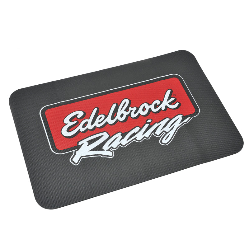 Edelbrock Racing Fender Cover - PVC Foam Mat - 2 Color Printed Edelbrock Racing Logo 2324 2324 Photo - Primary