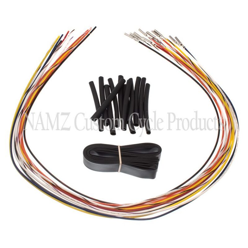 NAMZ 96-06 NON-Baggers Handlebar Switch Wire Extensions 24in. (Cut & Solder / Fits Up to 20in. Apes) NHCX-UDN NHCX-UDN Photo - Primary