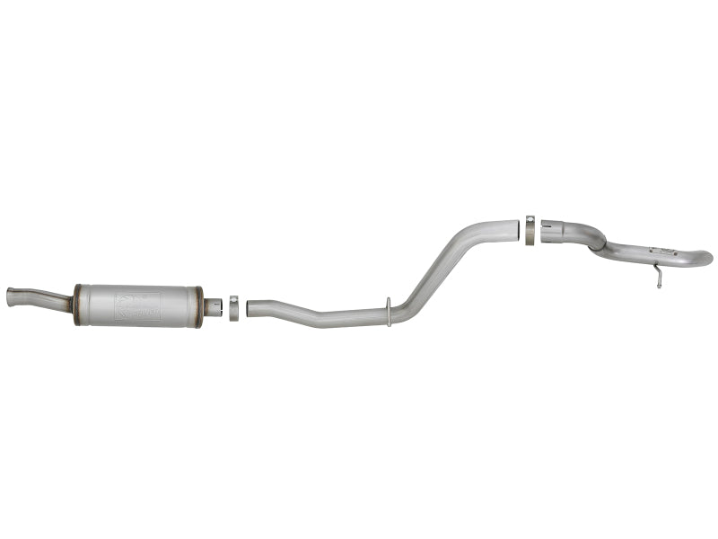 aFe MACH Force-Xp 2.5in 409 SS Catback High-Tuck Exhaust 18-21 Jeep Wrangler (JL) 3.6L 4-Door 49-48065-1 49-48065-1 Photo - Unmounted