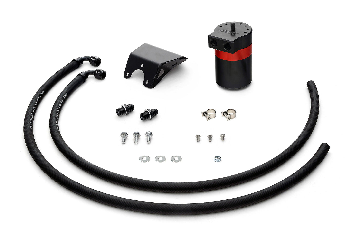 HPS Performance Aluminum Oil Catch Can Kit 2015-2019 Subaru Legacy 2.5L Non Turbo 860-006