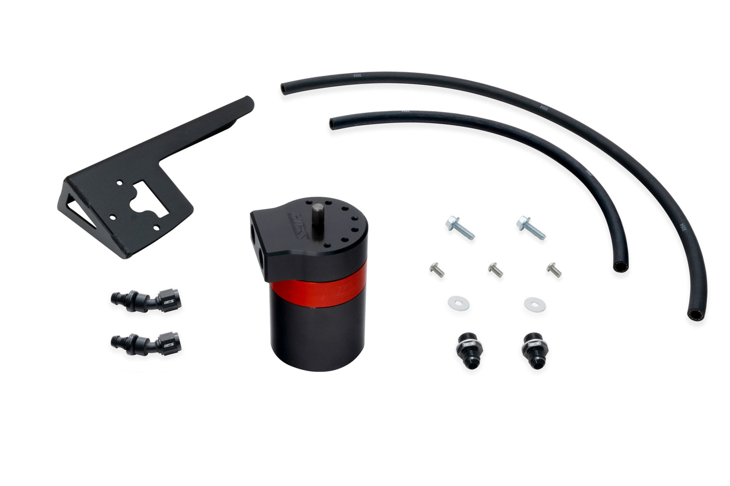 HPS Performance Aluminum Oil Catch Can Kit 2003-2009 Toyota 4Runner 4.7L V8 860-018