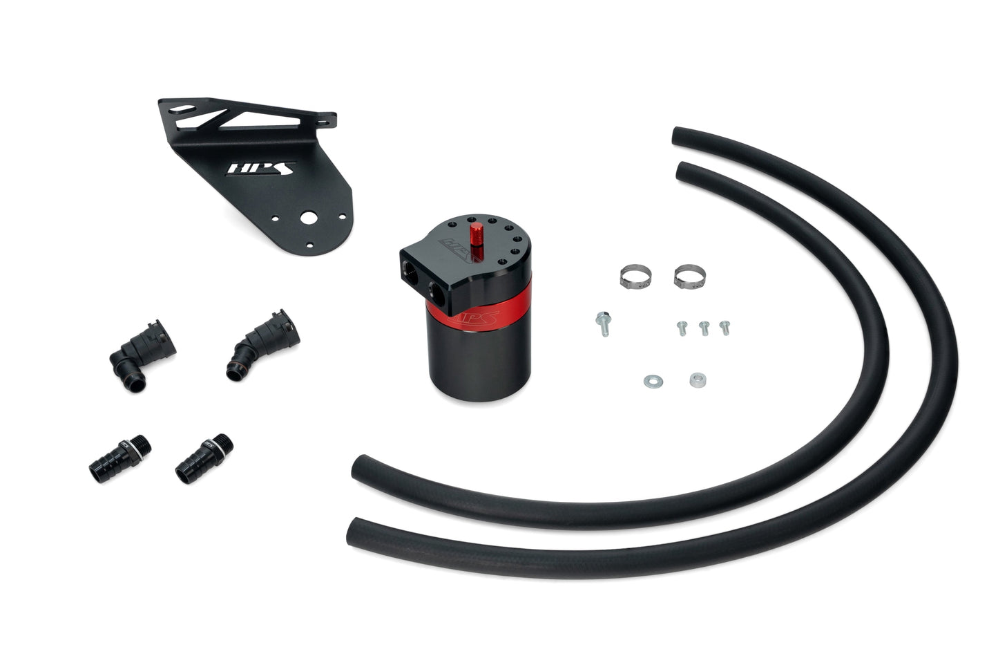 HPS Performance Aluminum Oil Catch Can Kit 2017-2020 Ford F150 Raptor 3.5L V6 Turbo 860-028