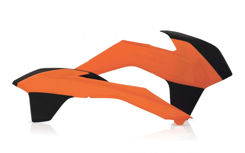 Acerbis 13-16 KTM SX125/150/ SX250/XC/ SX-F/XC-F/ EXC/XC-W/XCF-W Radiator Shroud - Orange/Black 2314251008 2314251008 Photo - Primary