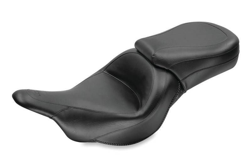 Mustang Motorcycle Mustang 09-21 Kawasaki Vulcan 1700 Voyager, Nomad Standard Touring 1PC Seat - Black 76601 76601 Photo - Primary