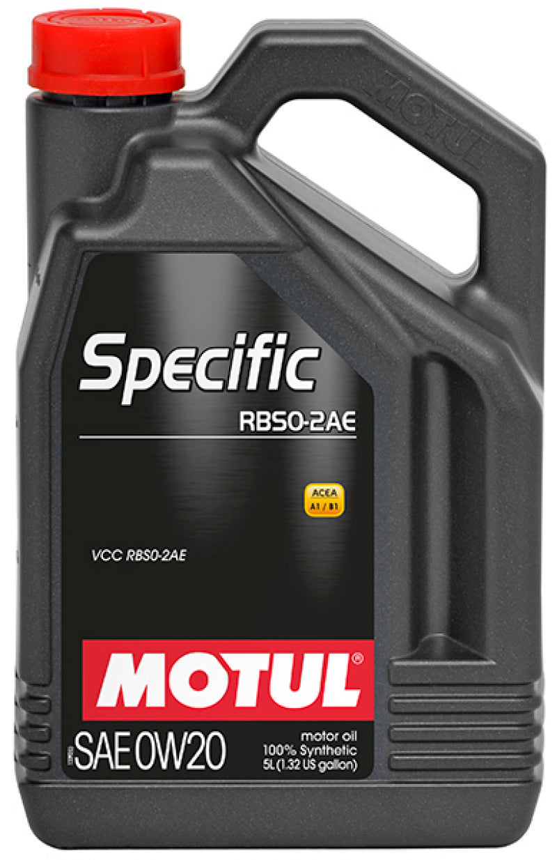 Motul 5L OEM Synthetic Engine Oil ACEA A1/B1 Specific RBS0-2AE 0W20 106045 106045 Photo - Primary