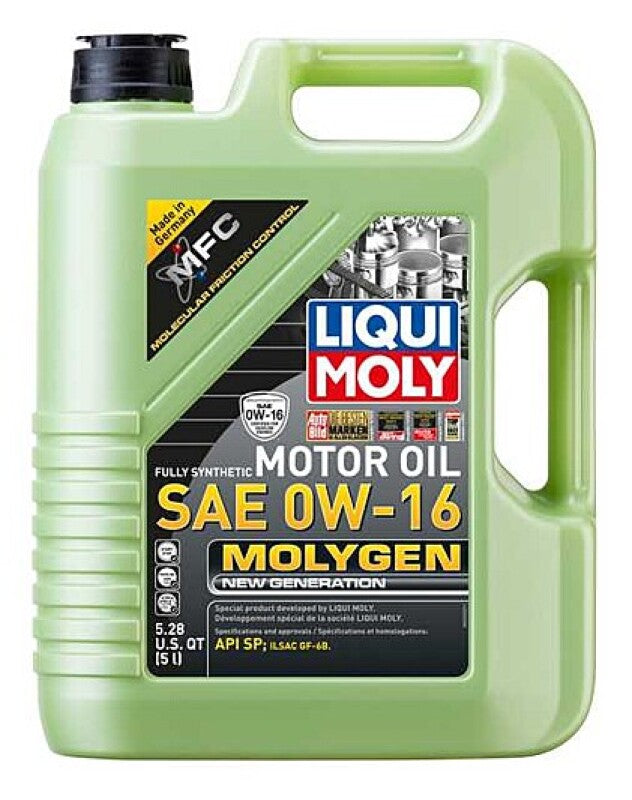 LIQUI MOLY 5L Molygen New Generation Motor Oil SAE 0W16 22252 22252 User 1