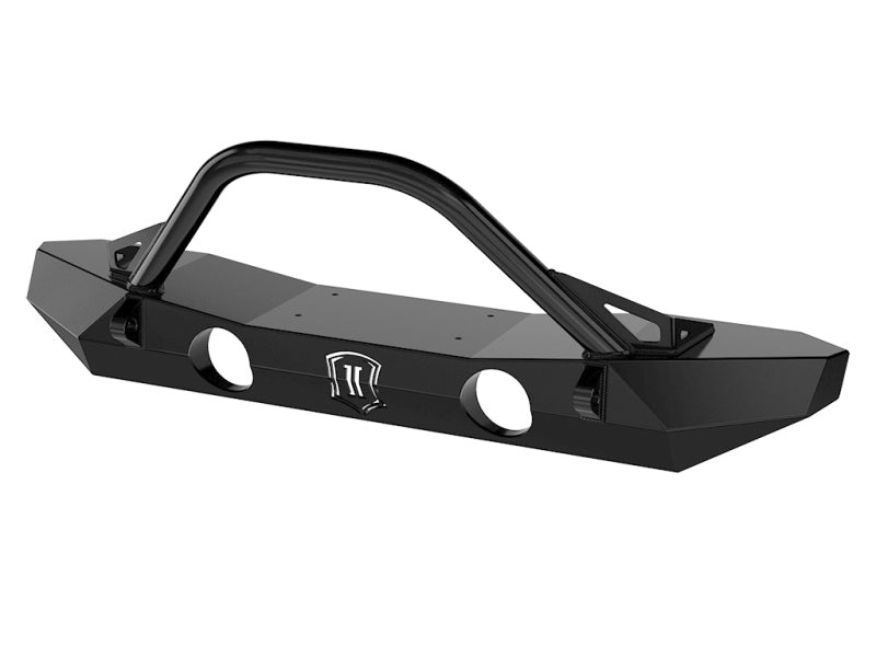 ICON 07-18 Jeep Wrangler JK Pro Series Mid Width Front Bumper w/Bar/Tabs 25235 25235 Photo - Primary