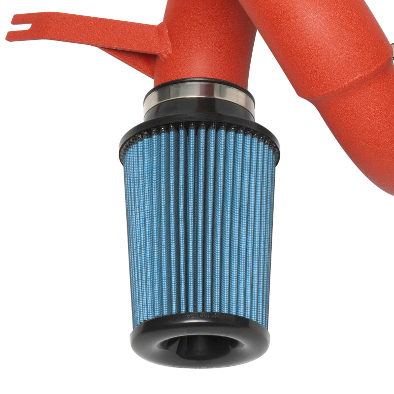 Injen 16-18 Kia Stinger 3.3L Twin Turbo Wrinkle Red Short Ram Air Inta SP1350WR User 3