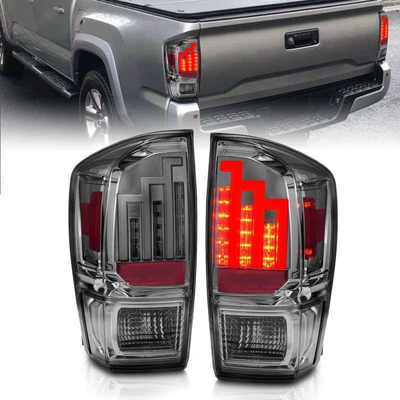 Anzo 2016-2018 Toyota Tacoma LED Taillights Smoke 311282 Photo - Primary