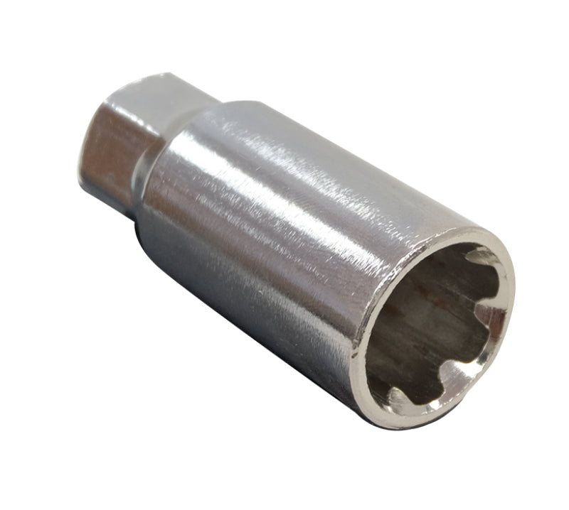 NRG Lug Nut Lock Key Socket Silver - For Use w/ LN-LS500 Style Lug Nuts LN-KLS500 LN-KLS500 Photo - Primary