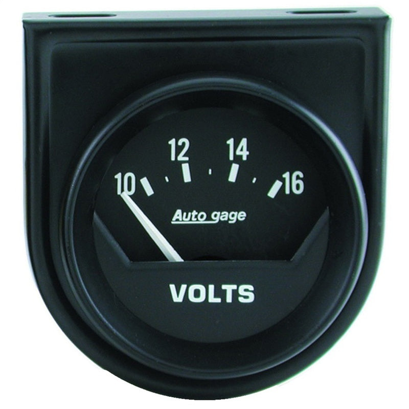 Autometer Gauge Console, Voltmeter, 2", 16V, Short Sweep, Black, Autogage 2362 Photo - Primary