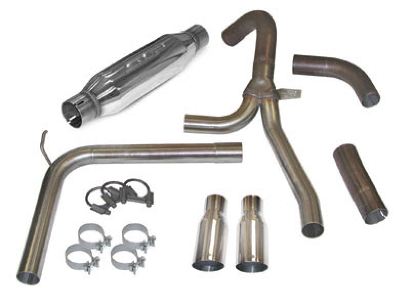 SLP 1998=2002 Chevrolet Camaro LS1 LoudMouth Cat-Back Exhaust System w/ 3.5in Slash Cut Tips 31042A 31042A Photo - Primary