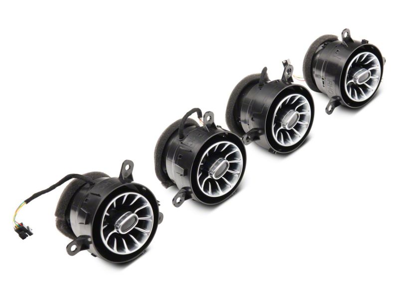 Raxiom 18-23 Jeep Wrangler JL LED Ambient Vent Lighting Kit J139323-JL J139323-JL Photo - Close Up