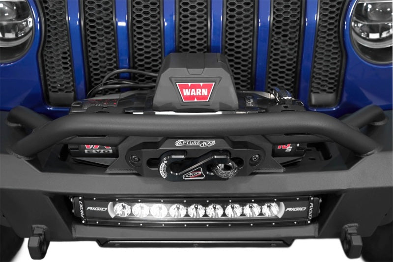 Addictive Desert Designs ADD 18-24 Jeep Wrangler JL / 18-24 Jeep Gladiator JT Phantom Winch Rear Bumper F980335070103 F980335070103 Photo - Mounted