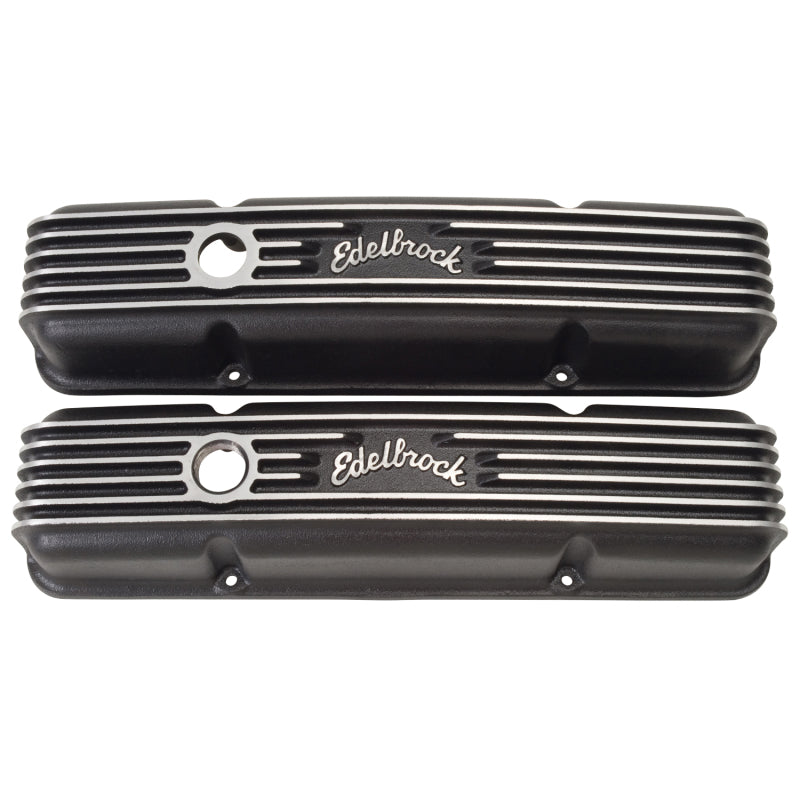 Edelbrock Valve Cover, Classic Series, Chevrolet, 1959-1986 262-400 CID V8 41443 Photo - Primary