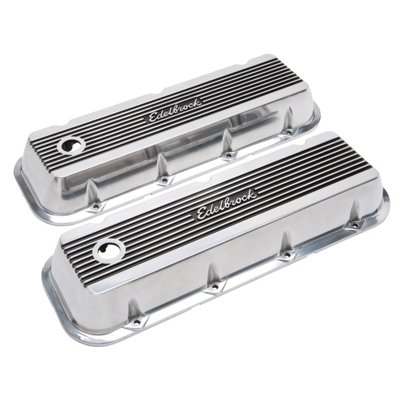 Edelbrock Elite II Valve Covers For Chevy Big-block V8 1965 & Later 4275 Photo - Unmounted