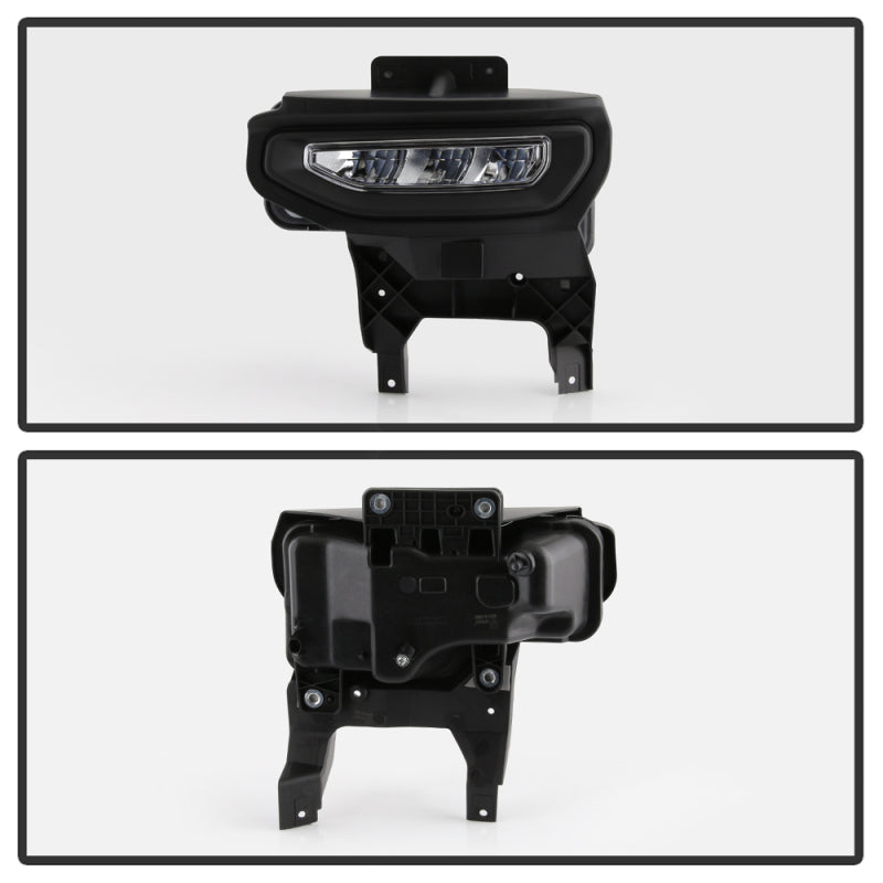 Spyder 16-18 GMC Sierra 1500 OEM Style Full LED Fog Light w/Switch - Clear (FL-GS2016-LED-C) 9043222 9043222 User 1