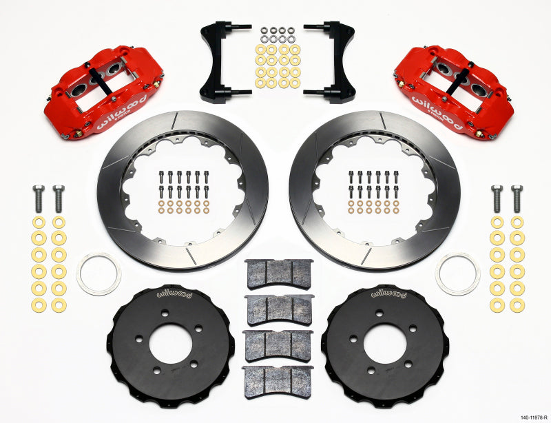 Wilwood FNSL6R Front Hat Kit,12.88",Red 2006-Up Civic/CRZ 140-11978-R Photo - Primary