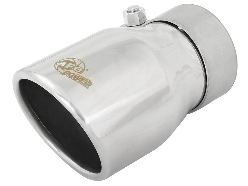 aFe MACH Force-Xp Axle-Back Exhaust System w/Polished Tip 18-20 Jeep Wrangler L4-2.0T / V6-3.6L 49-48070-1P 49-48070-1P Photo - Close Up