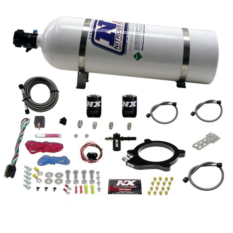 Nitrous Express Chevrolet Corvette/Camaro LT4 Supercharged 6.2L Nitrous Plate System w/15lb Bottle 20961-15 20961-15 Photo - Primary
