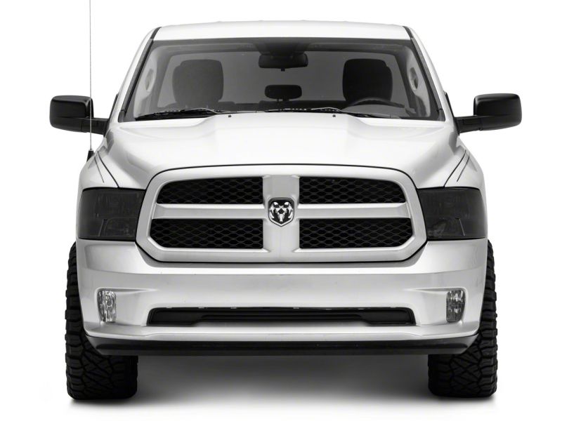 Raxiom 09-18 Dodge RAM 1500 Axial OEM Rep Headlights w/ Dual Bulb- Chrome Housing (Smoked Lens ) R118021 R118021 Photo - Close Up