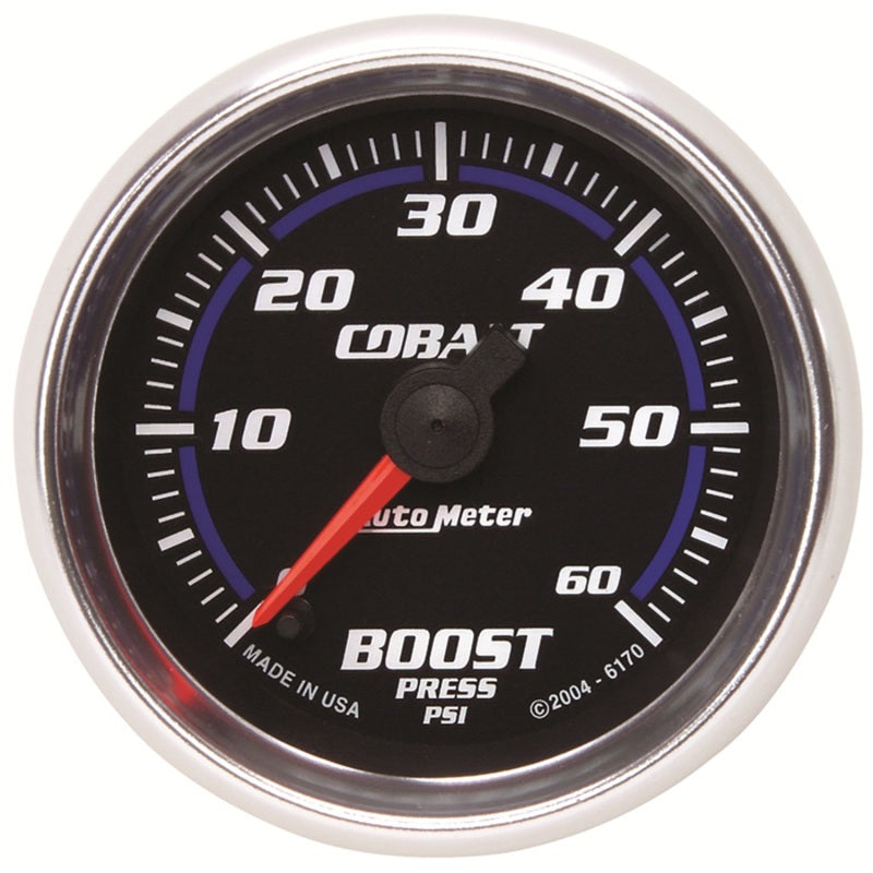 Autometer Gauge, Boost, 2 1/16", 60PSI, Digital Stepper Motor, Cobalt 6170 Photo - Primary