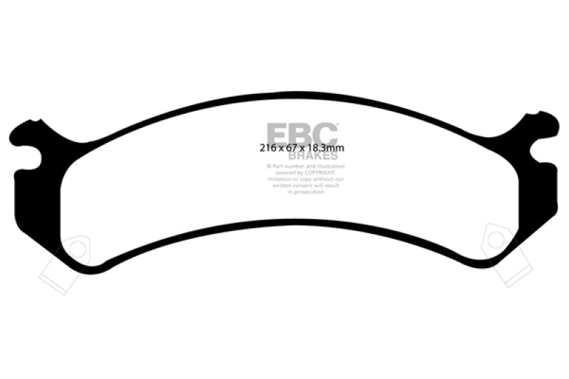 EBC Disc Brake Pad Set UD784 Photo - Primary