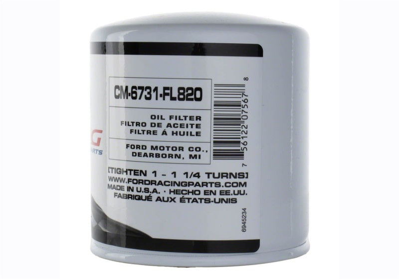 Ford HD Racing Oil Filter FRDCM6731-FL820 CM-6731-FL820 Photo - Unmounted