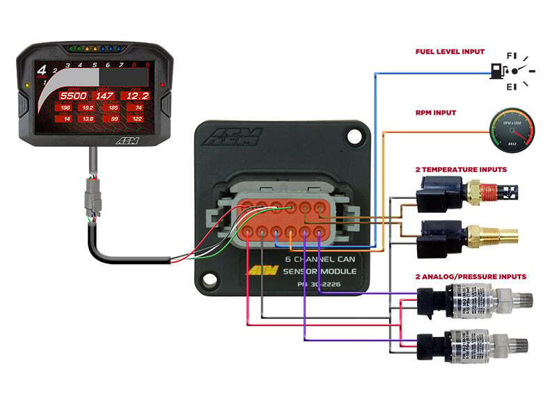AEM 6 Channel CAN Sensor Module 30-2226 30-2226 Photo - out of package