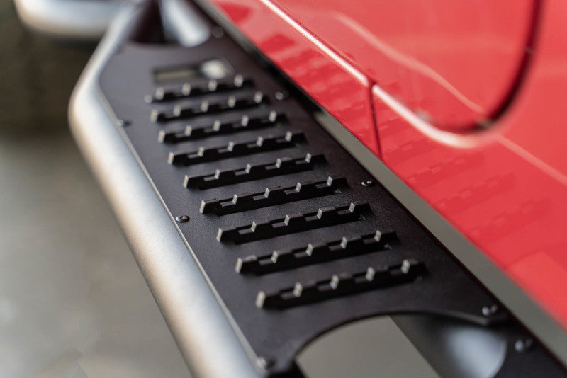 DV8 Offroad 07-18 Jeep Wrangler JK (4 Door Only) OE Plus Side Steps SRJK-08 SRJK-08 Photo - Unmounted