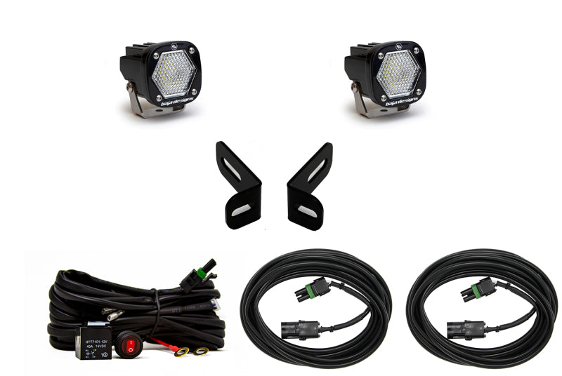 Baja Designs 21+ Ford Bronco Sport Dual S1 WC Dual Reverse Kit - Clear 447689 447689 User 1