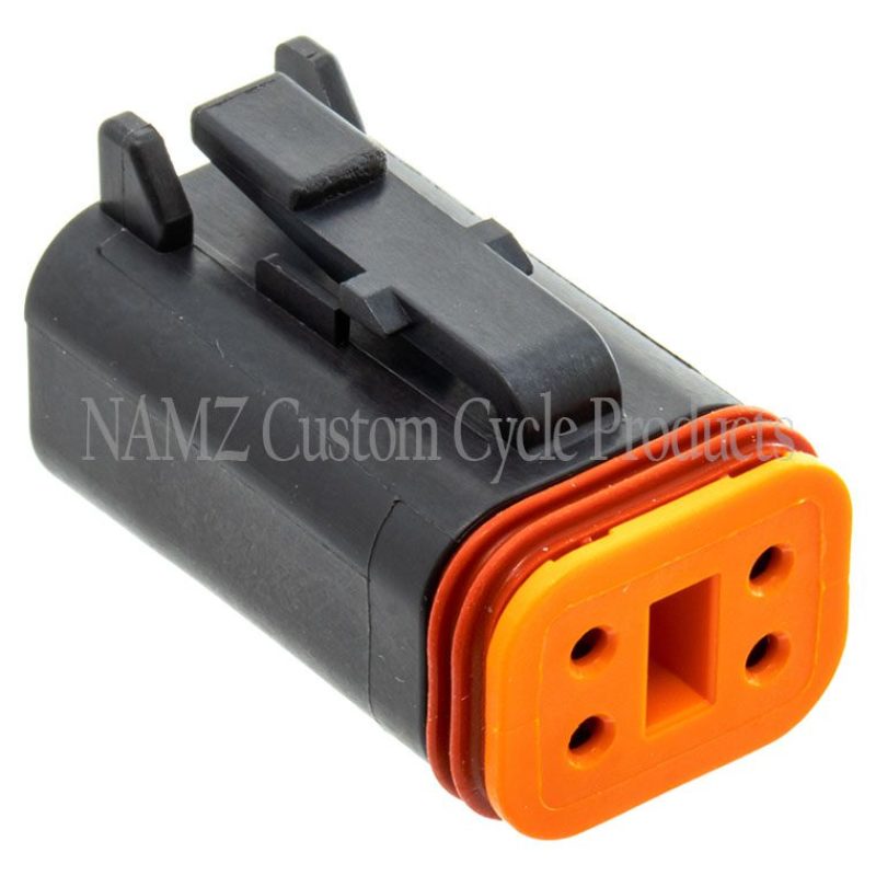 NAMZ Deutsch DT Series 4-Wire Plug & Wedgelock - Black (HD 72114-94BK) DP-4B DP-4B Photo - Primary