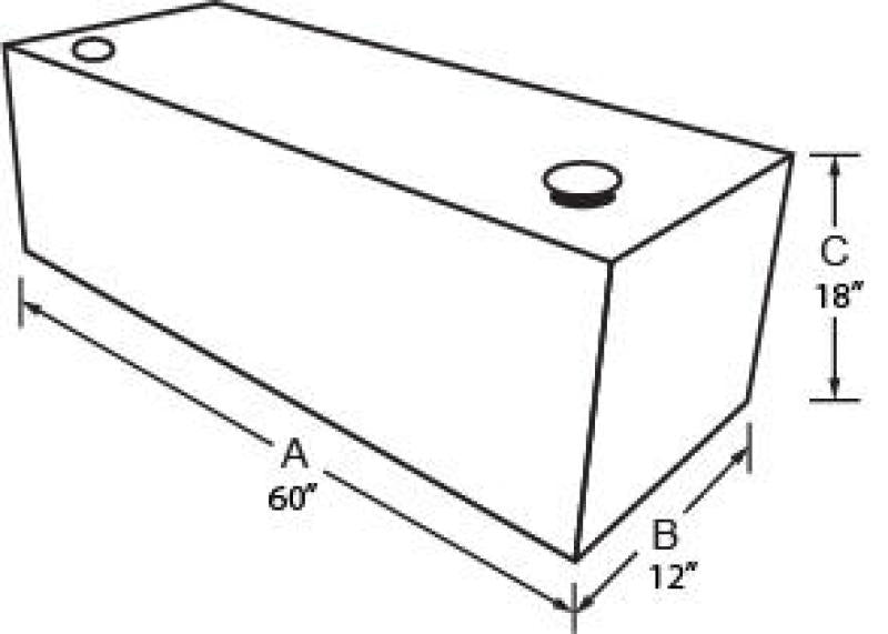 Tradesman Aluminum Vertical Liquid Storage Tank (50 Gallon Capacity) - Brite 3350 3350 User 1