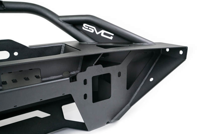 DV8 Offroad 2021+ Ford Bronco Modular Front Bumper Winch Capable w/ Auxiliary Light Mounts FBBR-02 FBBR-02 Photo - Close Up