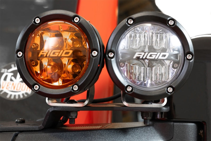Addictive Desert Designs ADD 21-23 Ford Bronco/Raptor Dual Ditch Light Brackets AC2301801NA AC2301801NA Photo - Mounted