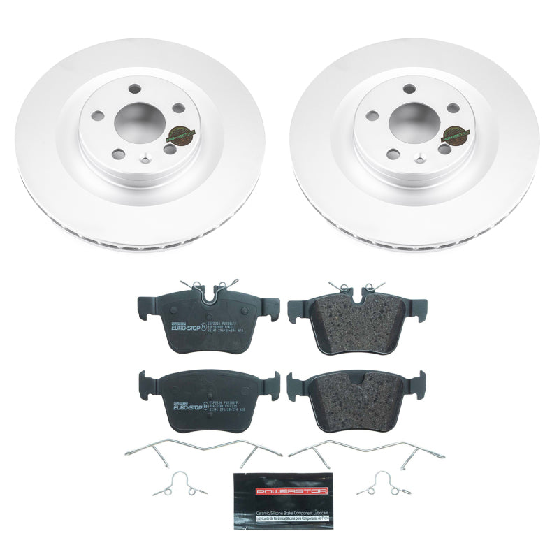 Power Stop 19-20 Volvo S60 Rear Euro-Stop Brake Kit ESK7757 ESK7757 Photo - Primary