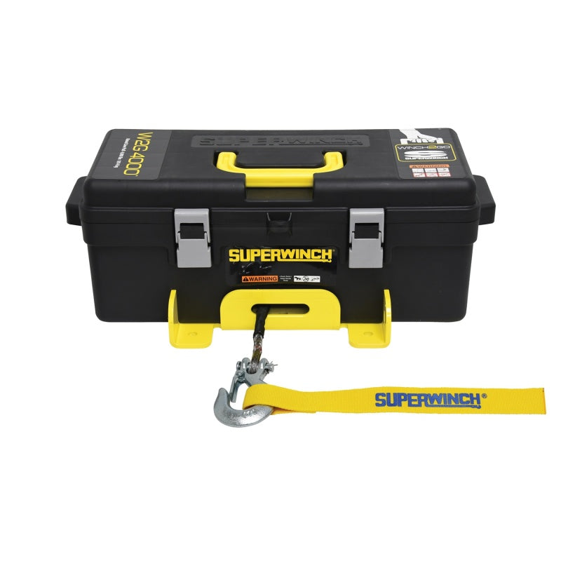 Superwinch 4000 LBS 12 VDC 3/16in x 50ft Synthetic Rope Winch2Go 1140232 1140232 Photo - Unmounted