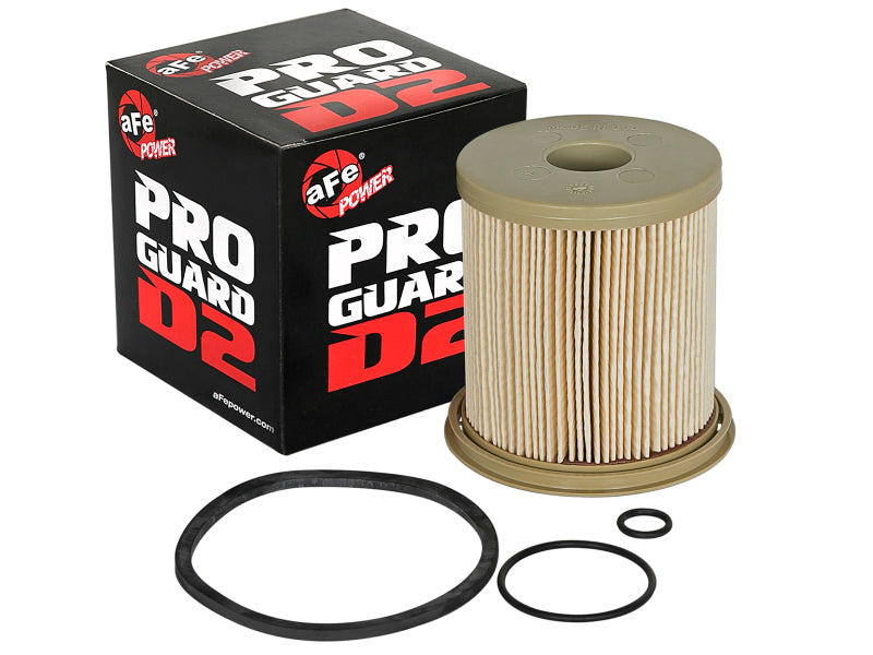 aFe Pro GUARD D2 Fuel Filter (4 Pack) Dodge Diesel Trucks 44-FF004-MB Photo - Unmounted