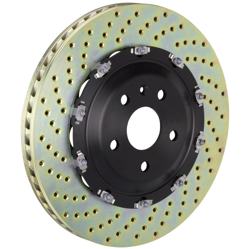Brembo 06-08 RS4 Front 2-Piece Discs 380x34 2pc Rotor Drilled 101.9006A 101.9006A Photo - Primary